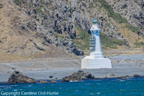 Wellington Harbour Pencarrow Coast Road Lighthouse, North Island New Zealand